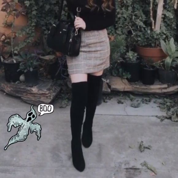 STEVE MADDEN KNEE HIGH BLACK HEELED BOOTS SIZE 6.5 - Picture 6 of 7